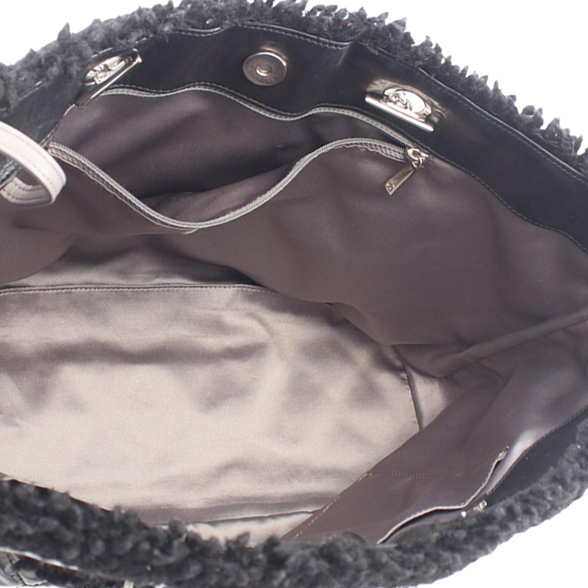 Chanel Funny Tweed PVC Tote Bag — Black