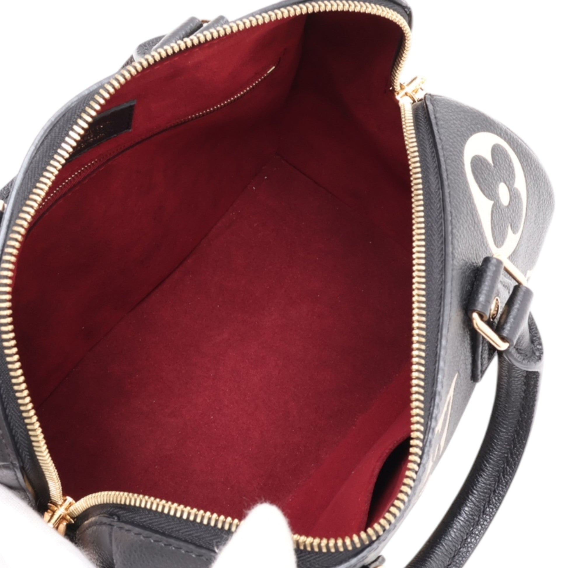 Louis Vuitton Bicolor Monogram Empreinte Giant Speedy Bandouliere 25