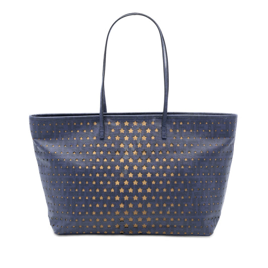 Fendi Medium Coated Canvas Laser Cut Star Roll Tote