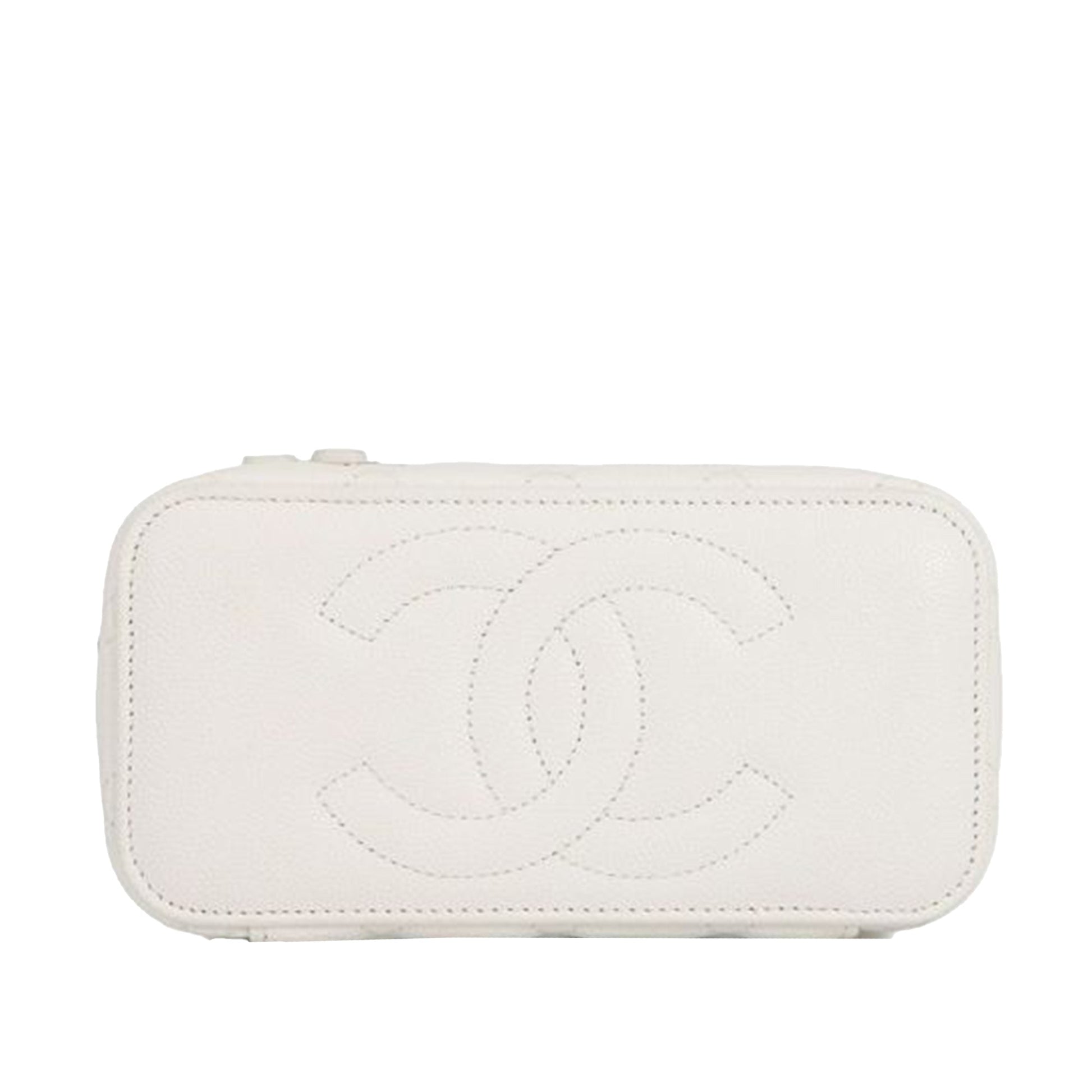 Chanel Small Quilted Caviar Coco Casino Vanity Case