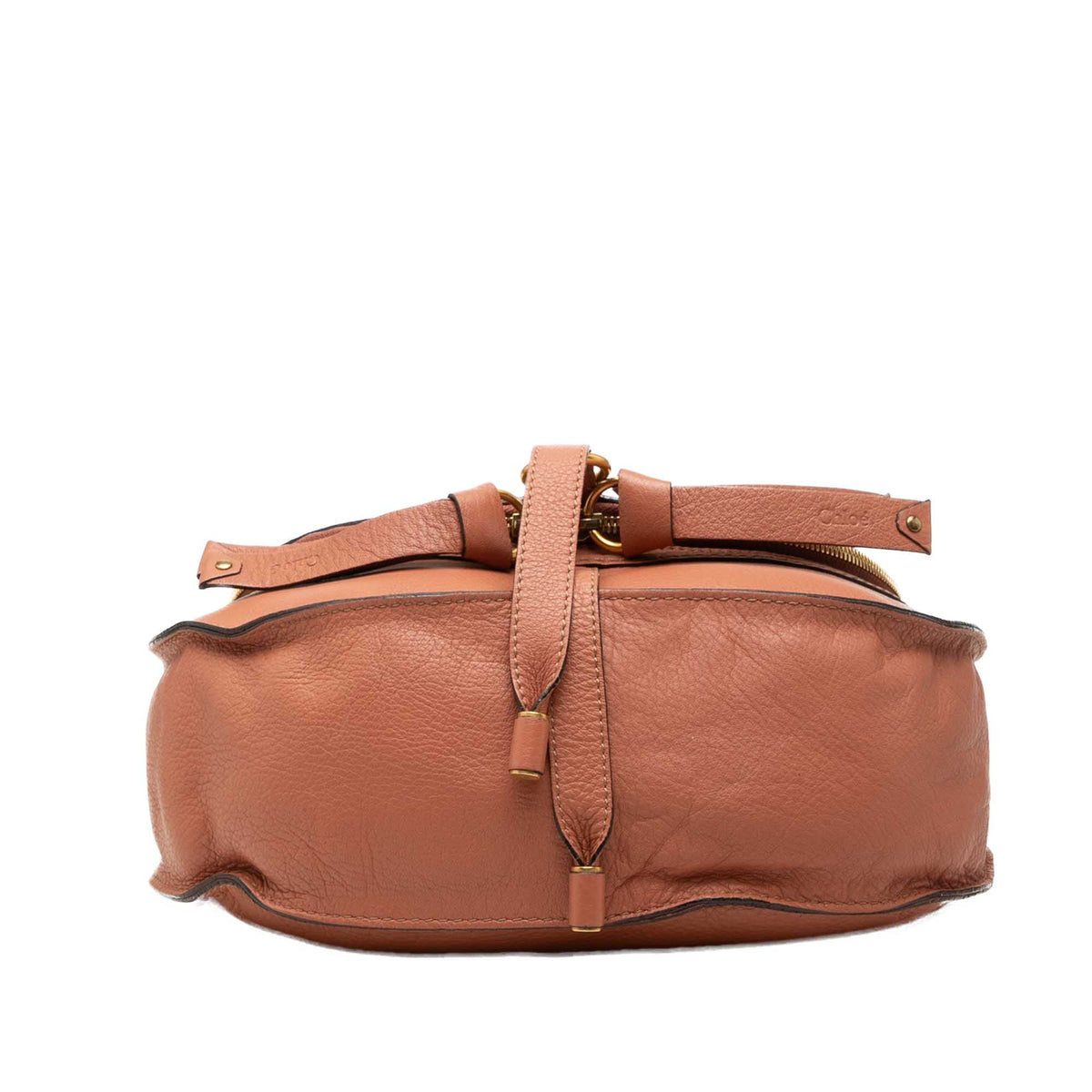 Chloé Medium Grained Calfskin Marcie Saddle Crossbody