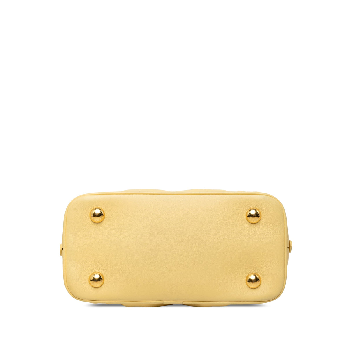 Louis Vuitton Monogram Calfskin Bubblegram Alma BB — Yellow