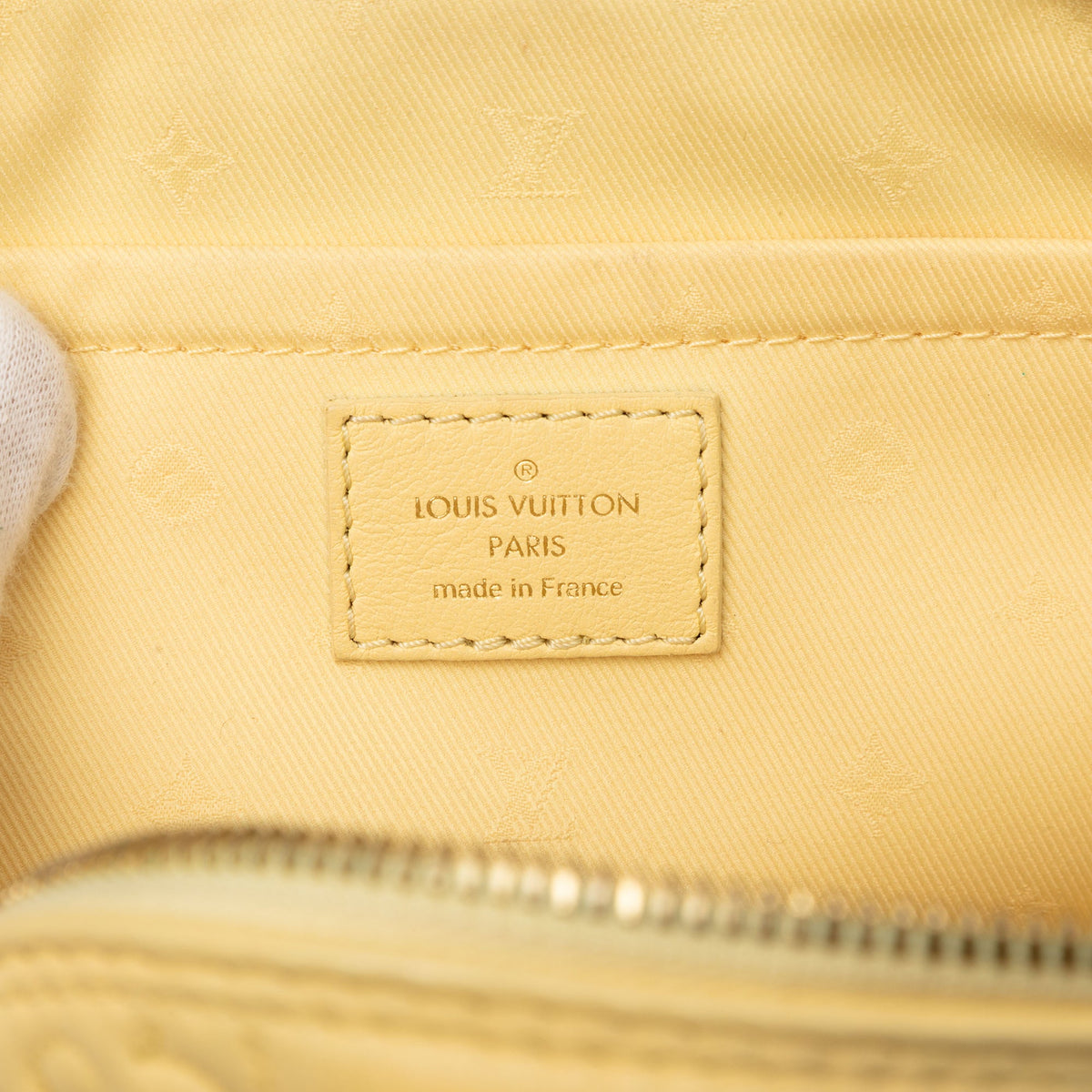 Louis Vuitton Monogram Calfskin Bubblegram Alma BB — Yellow