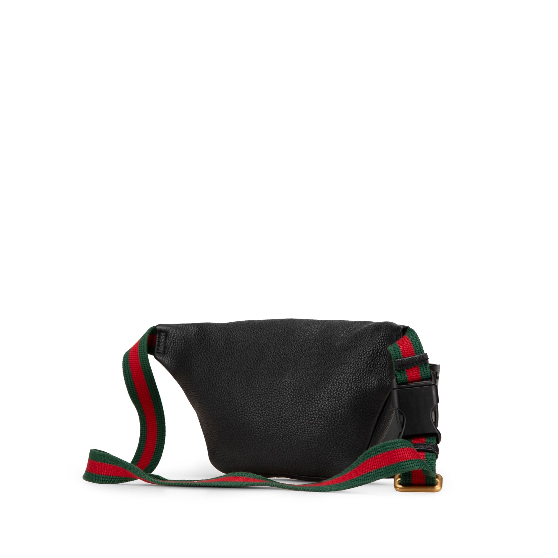 Gucci Small Grained Calfskin Web Logo Belt Bag