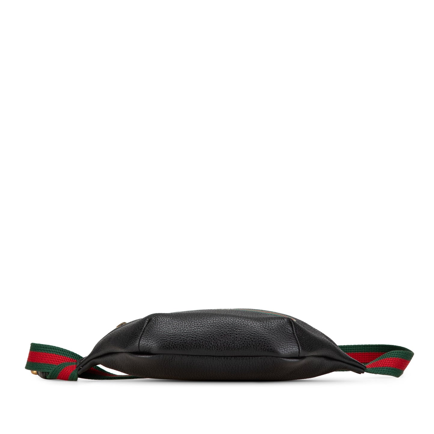 Gucci Small Grained Calfskin Web Logo Belt Bag
