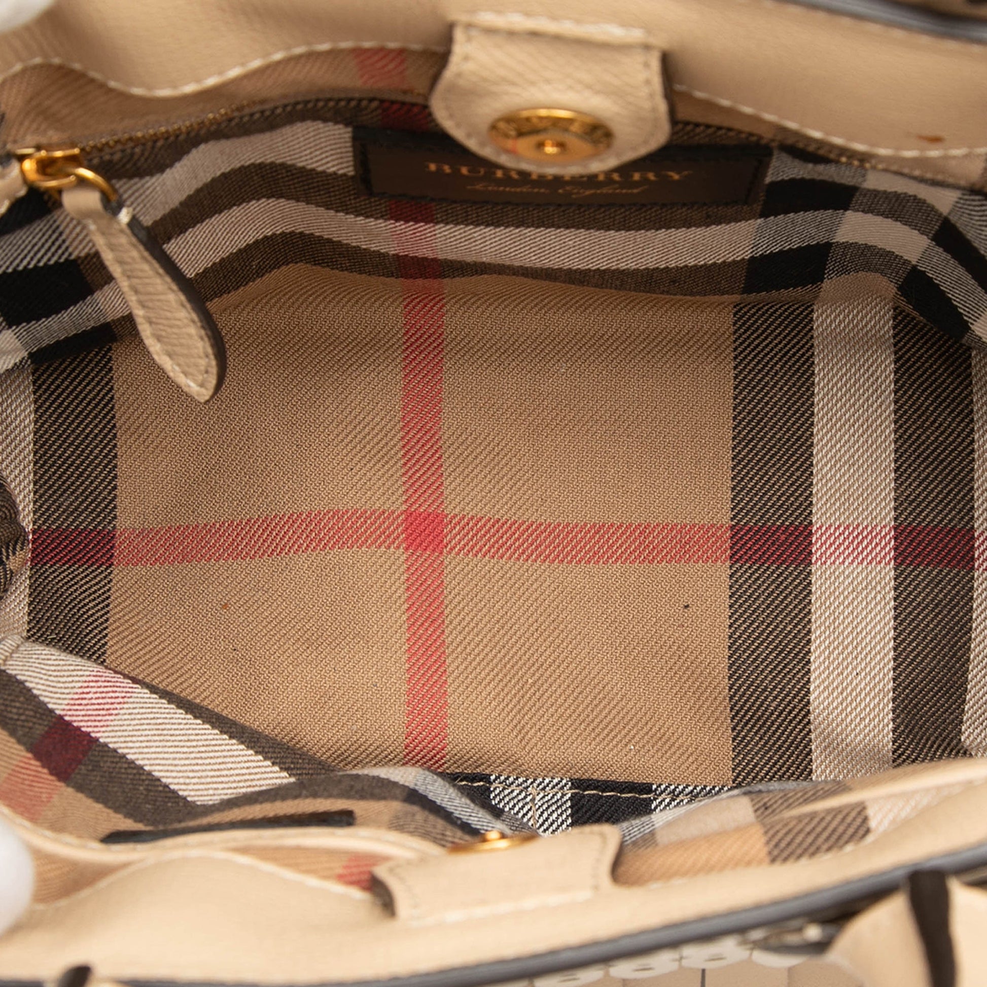 Small Leather Brogue Banner Satchel