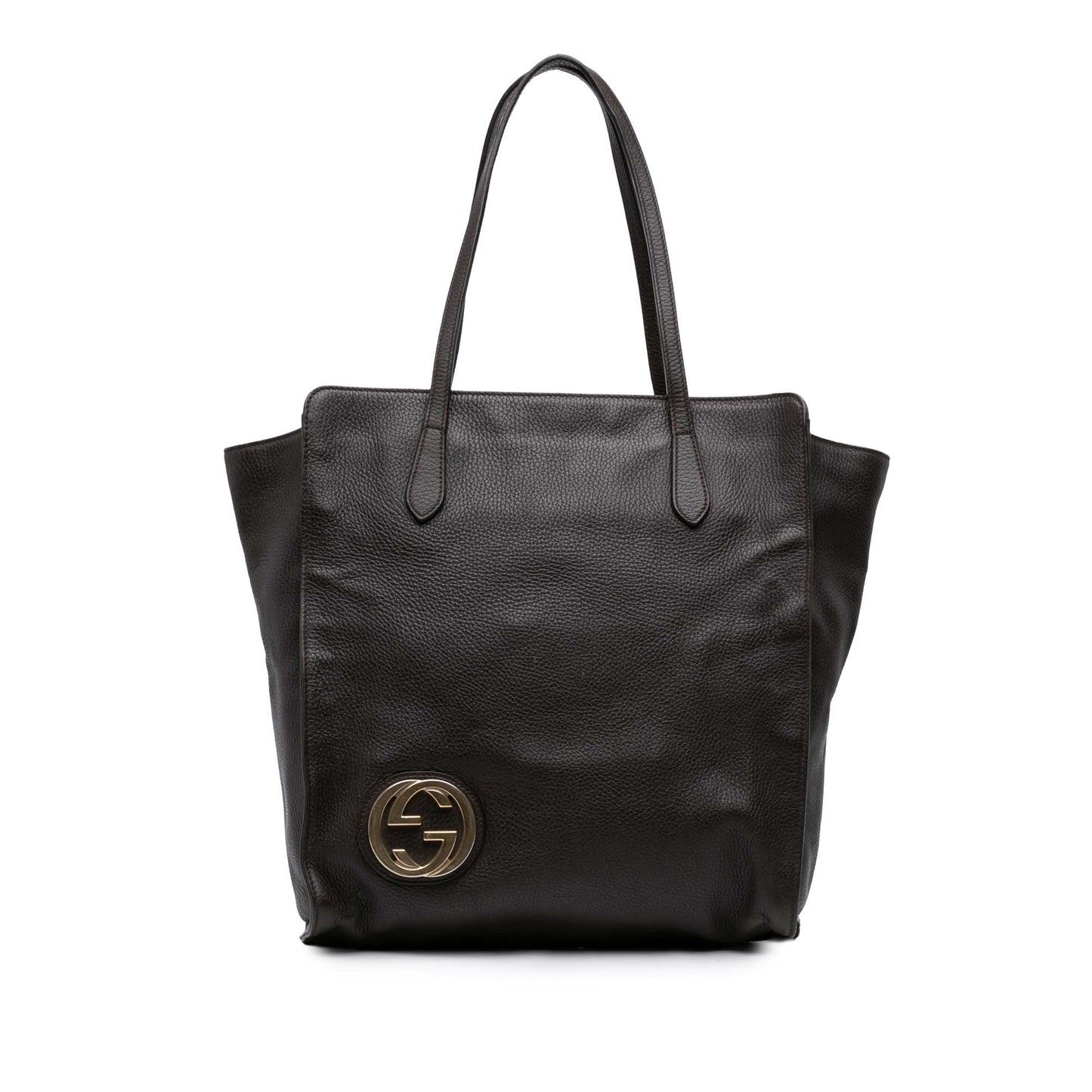 Gucci Dollar Calfskin Interlocking G Tote