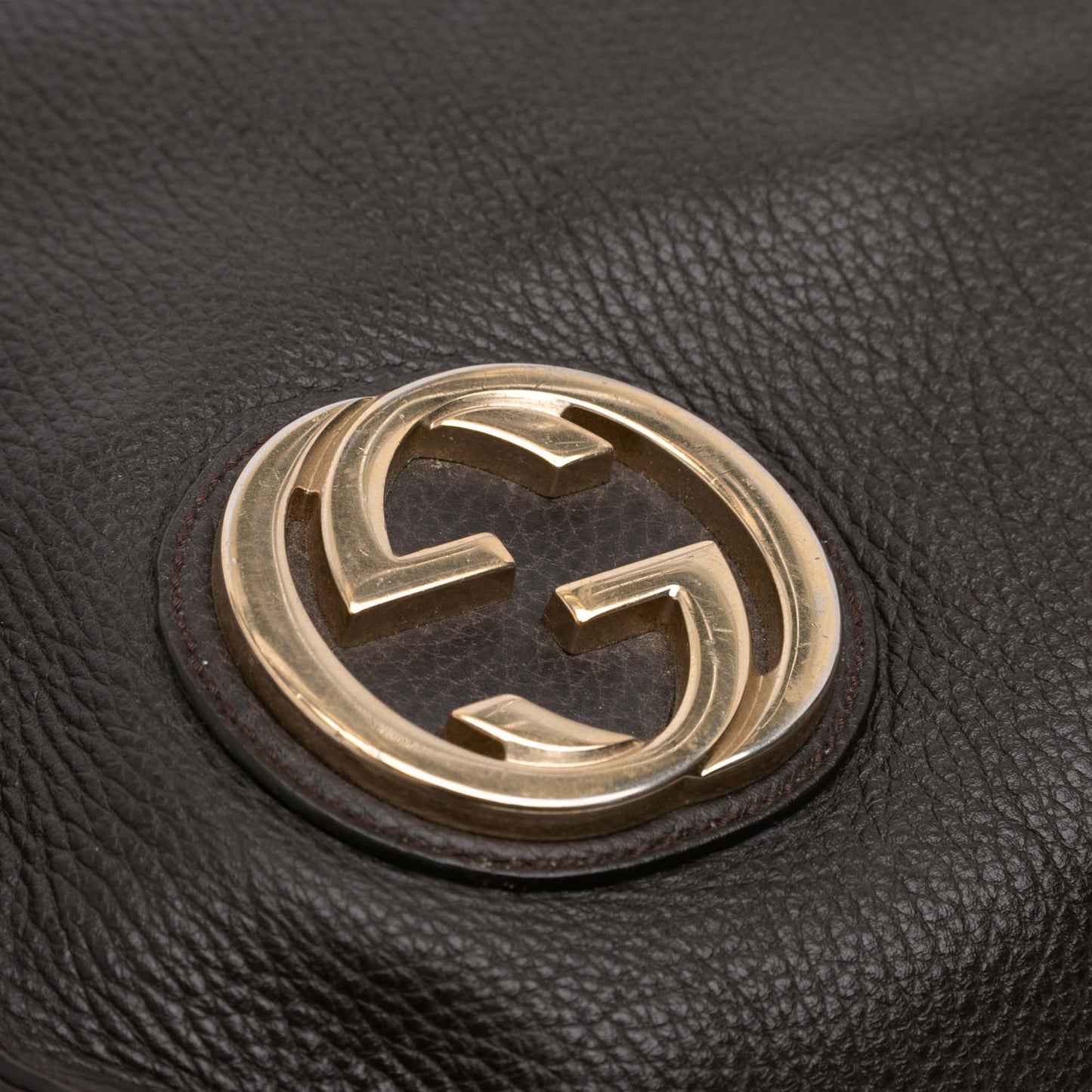 Gucci Dollar Calfskin Interlocking G Tote