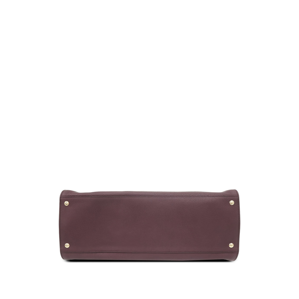 Ferragamo Leather Gancini Handbag — Purple