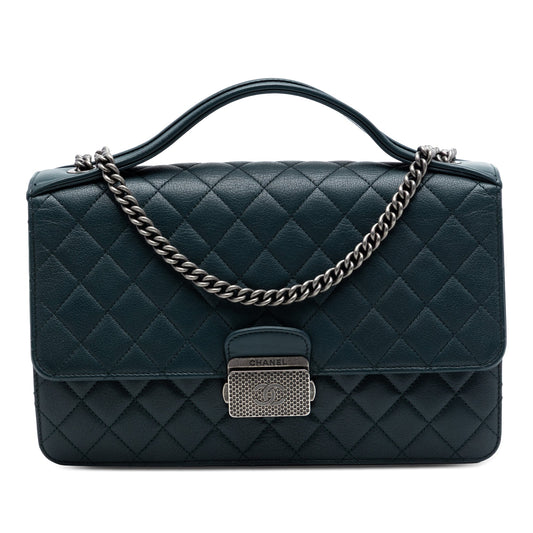 Chanel Medium Quilted Goatskin CC University Flap
