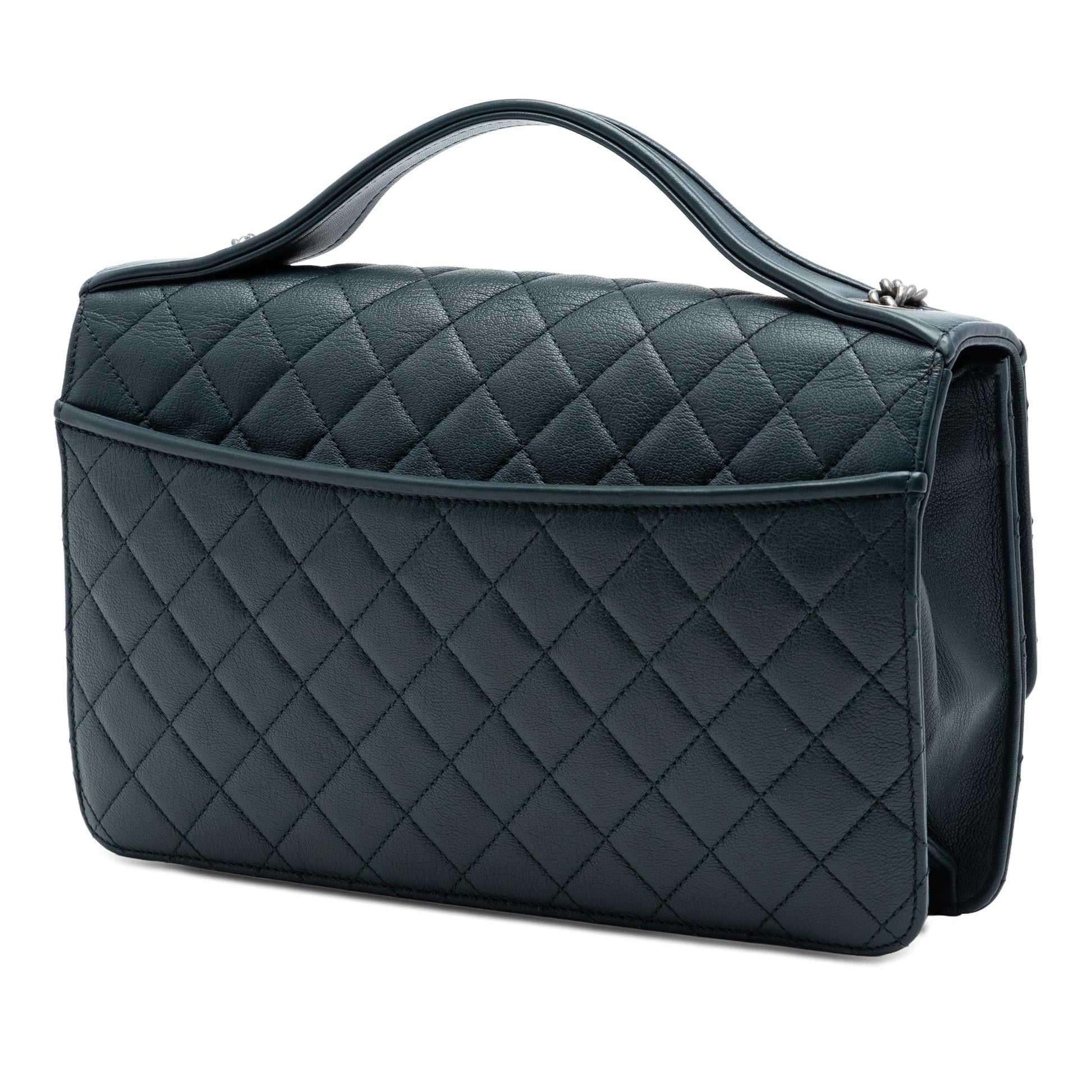 Chanel Medium Quilted Goatskin CC University Flap