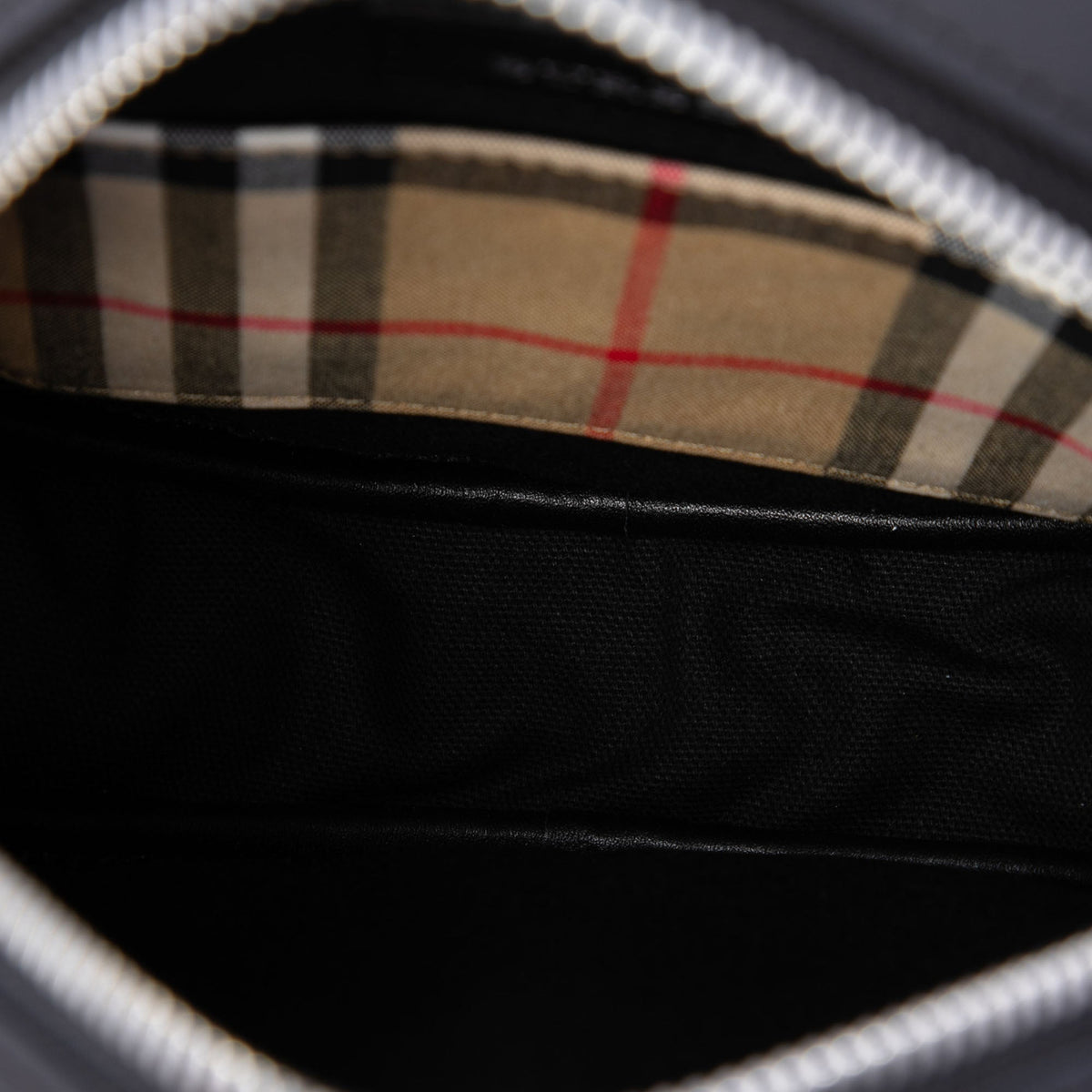 Burberry House Check Canvas and Calfskin Cartoon Print Round Crossbody