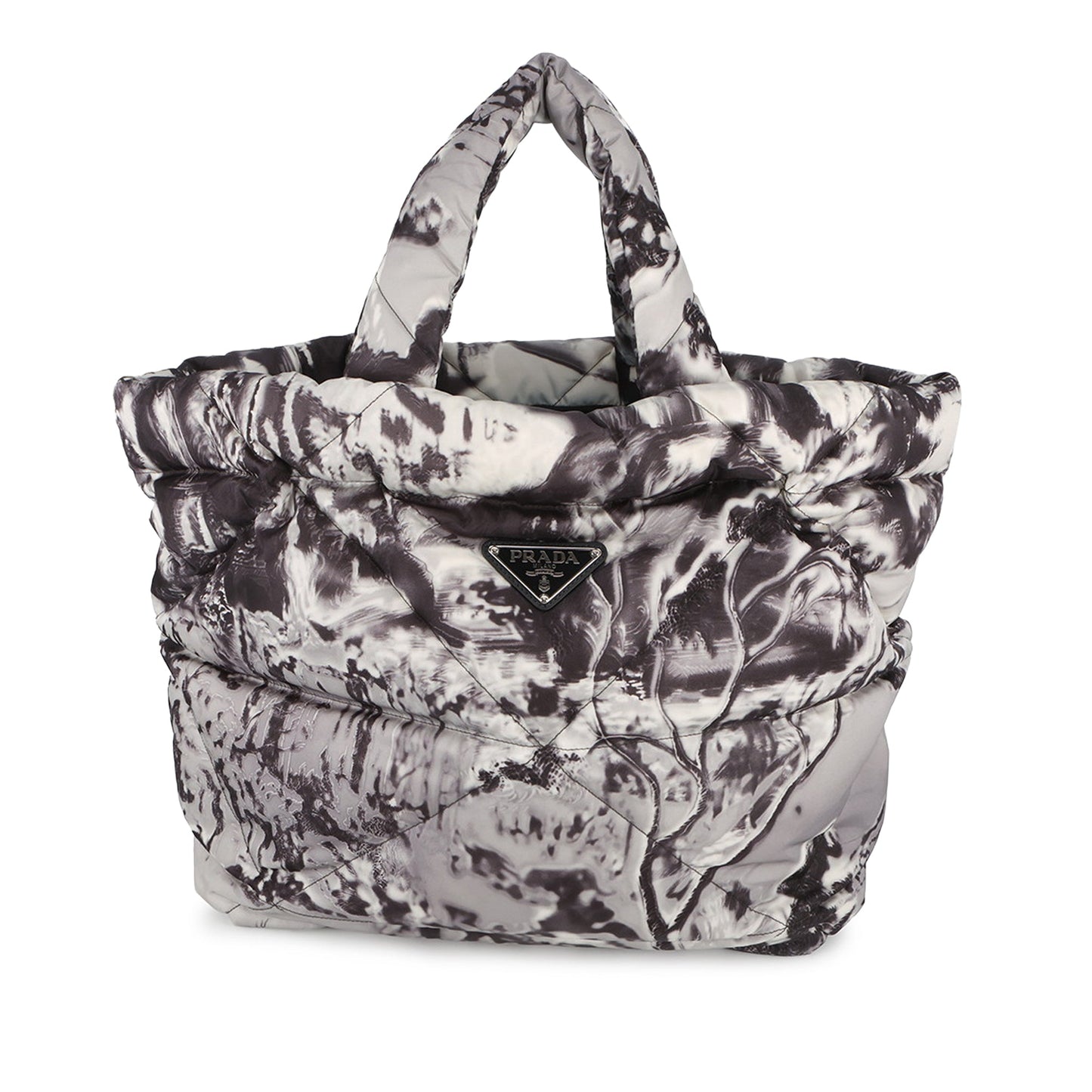 Prada Re Nylon Printed Padded Tote