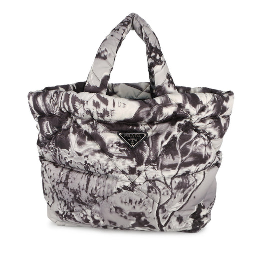 Prada Re Nylon Printed Padded Tote