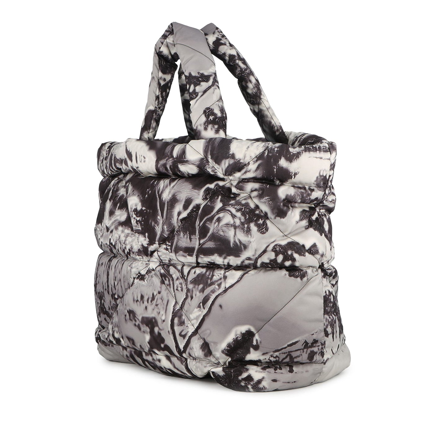 Prada Re Nylon Printed Padded Tote