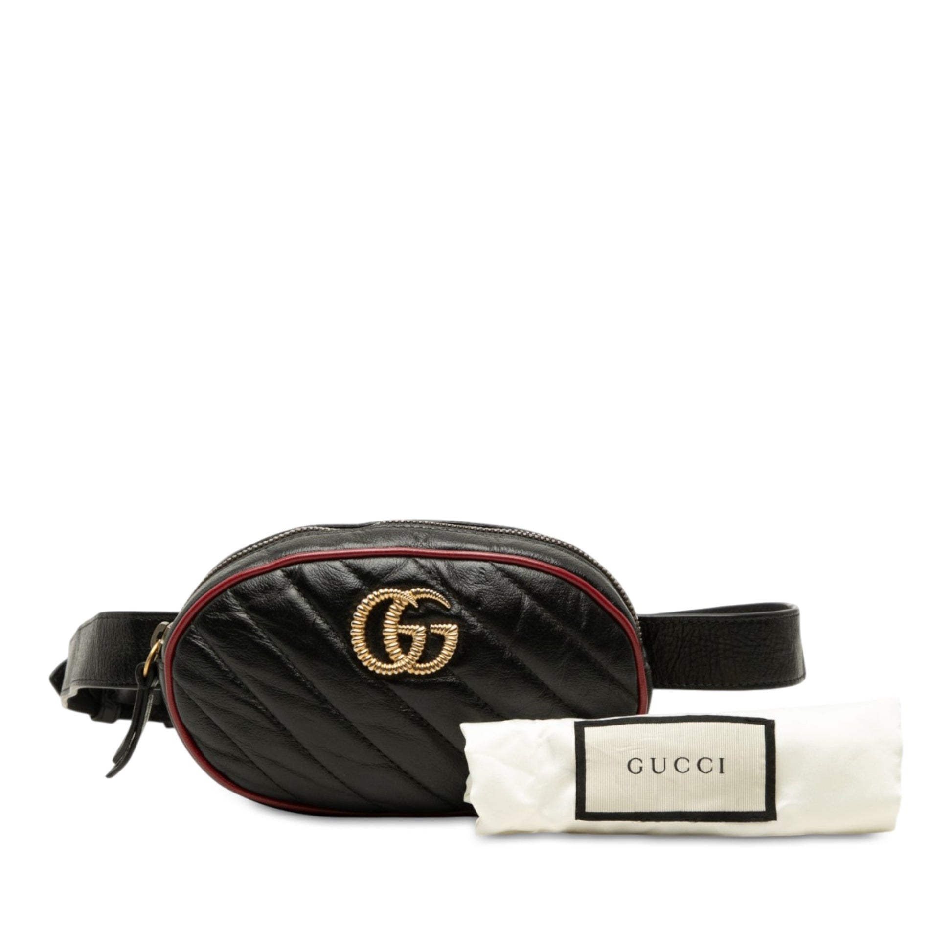 Gucci GG Marmont Matelasse Calfskin Torchon Belt Bag