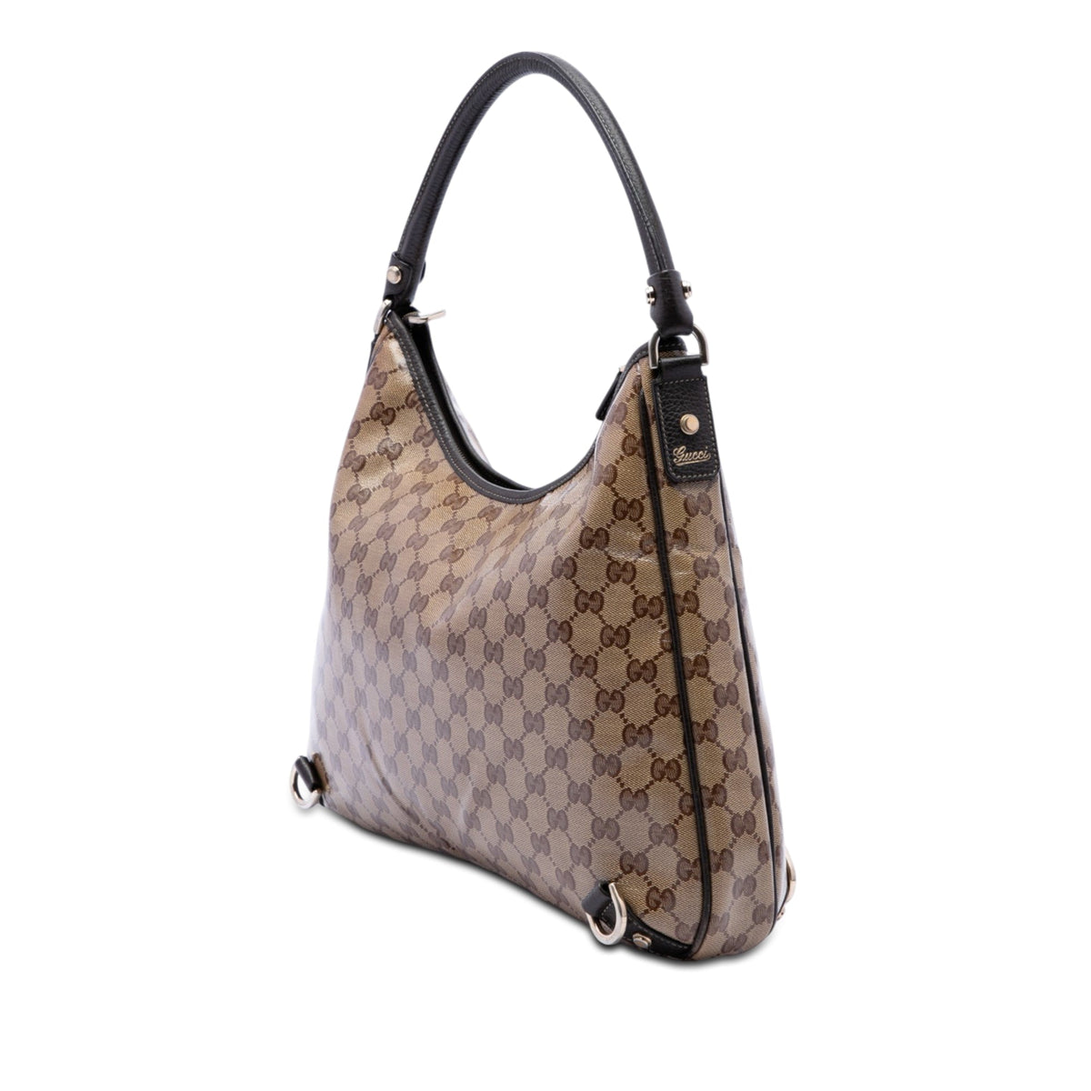 Gucci GG Crystal Abbey D Ring Shoulder Bag