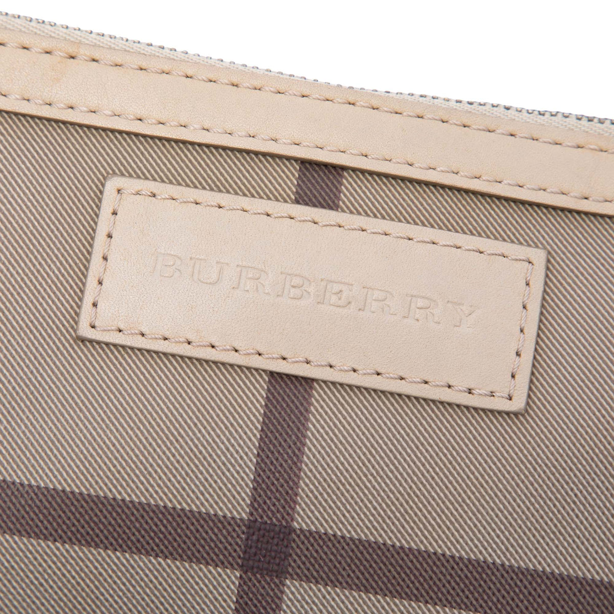 Burberry Small Smoke Check Coated Canvas Canterbury Tote — Gray