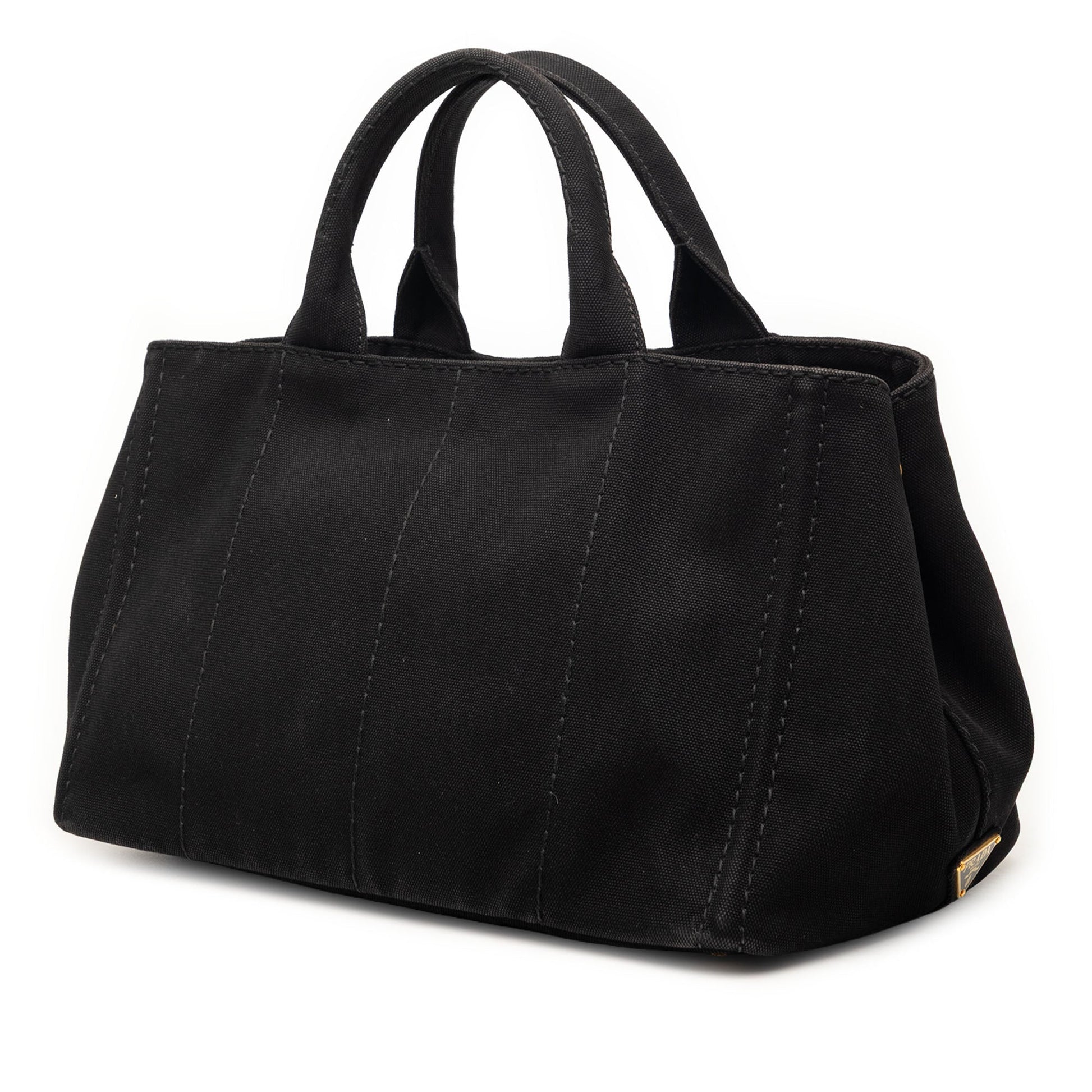 Prada Canvas Canapa Logo Satchel
