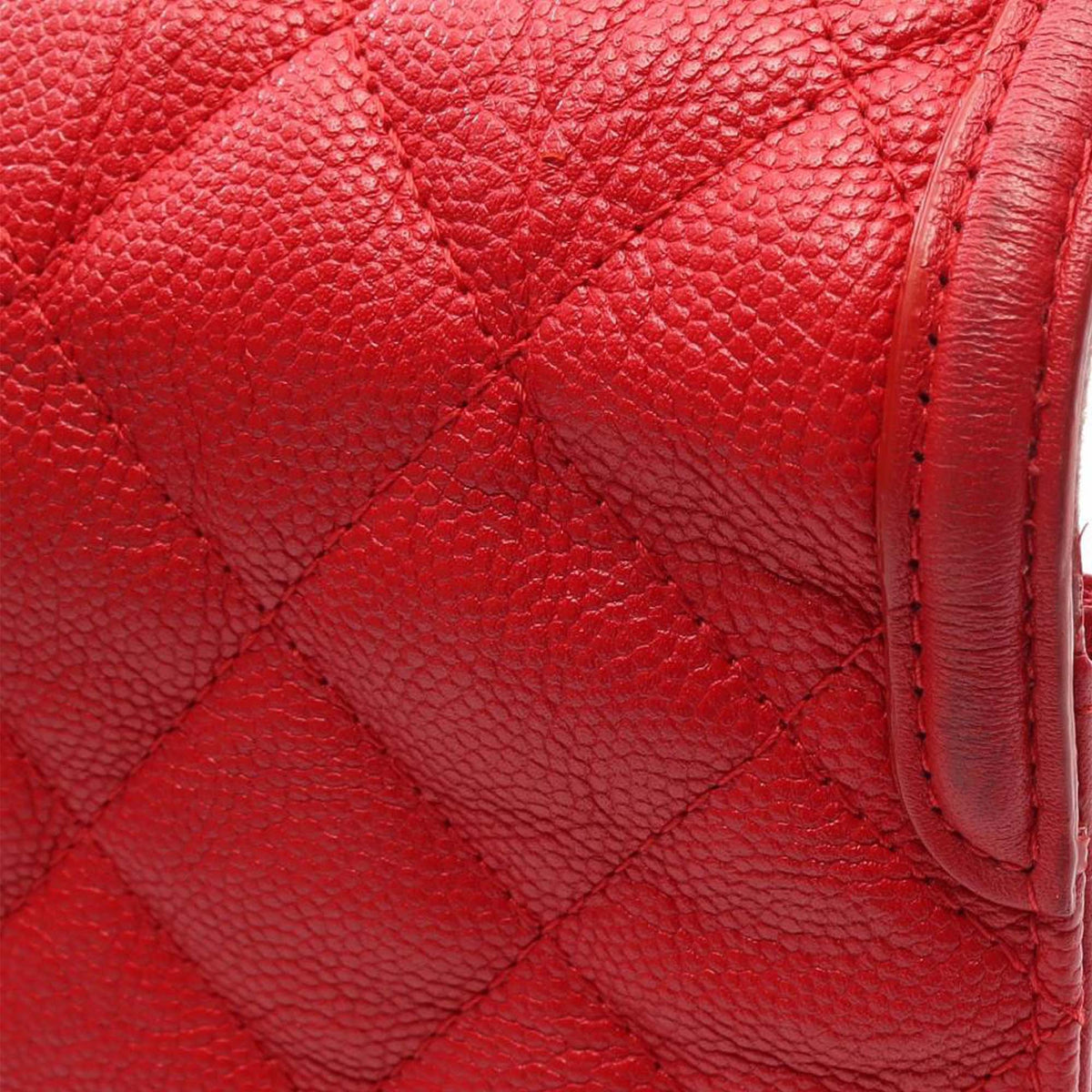 Chanel Caviar CC Filigree Wallet On Chain