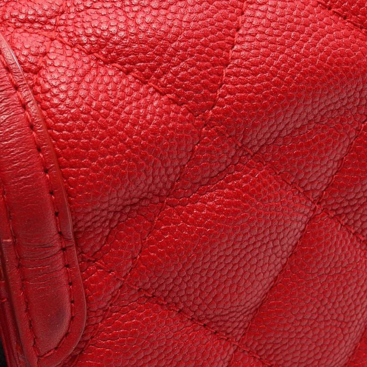Chanel Caviar CC Filigree Wallet On Chain
