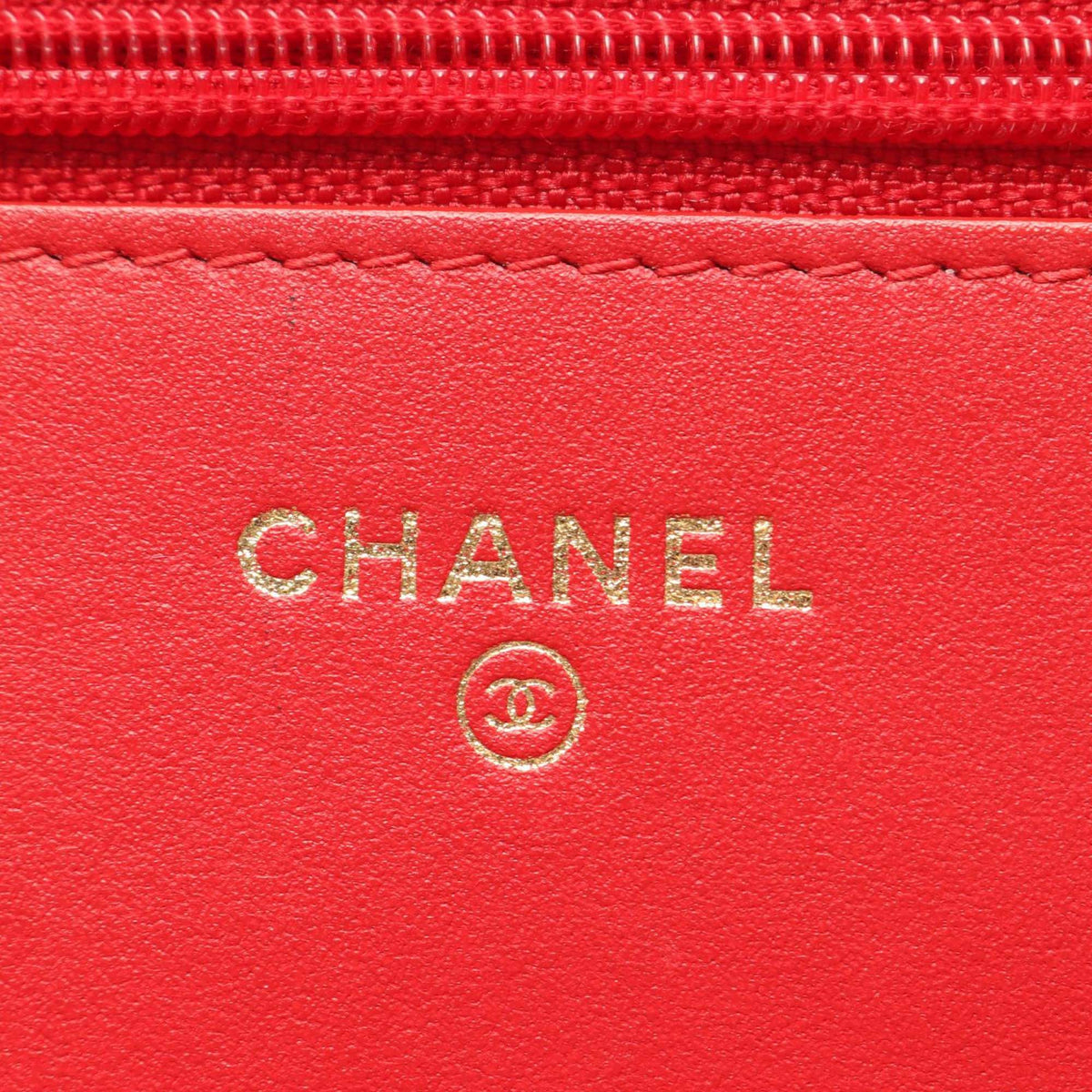 Chanel Caviar CC Filigree Wallet On Chain