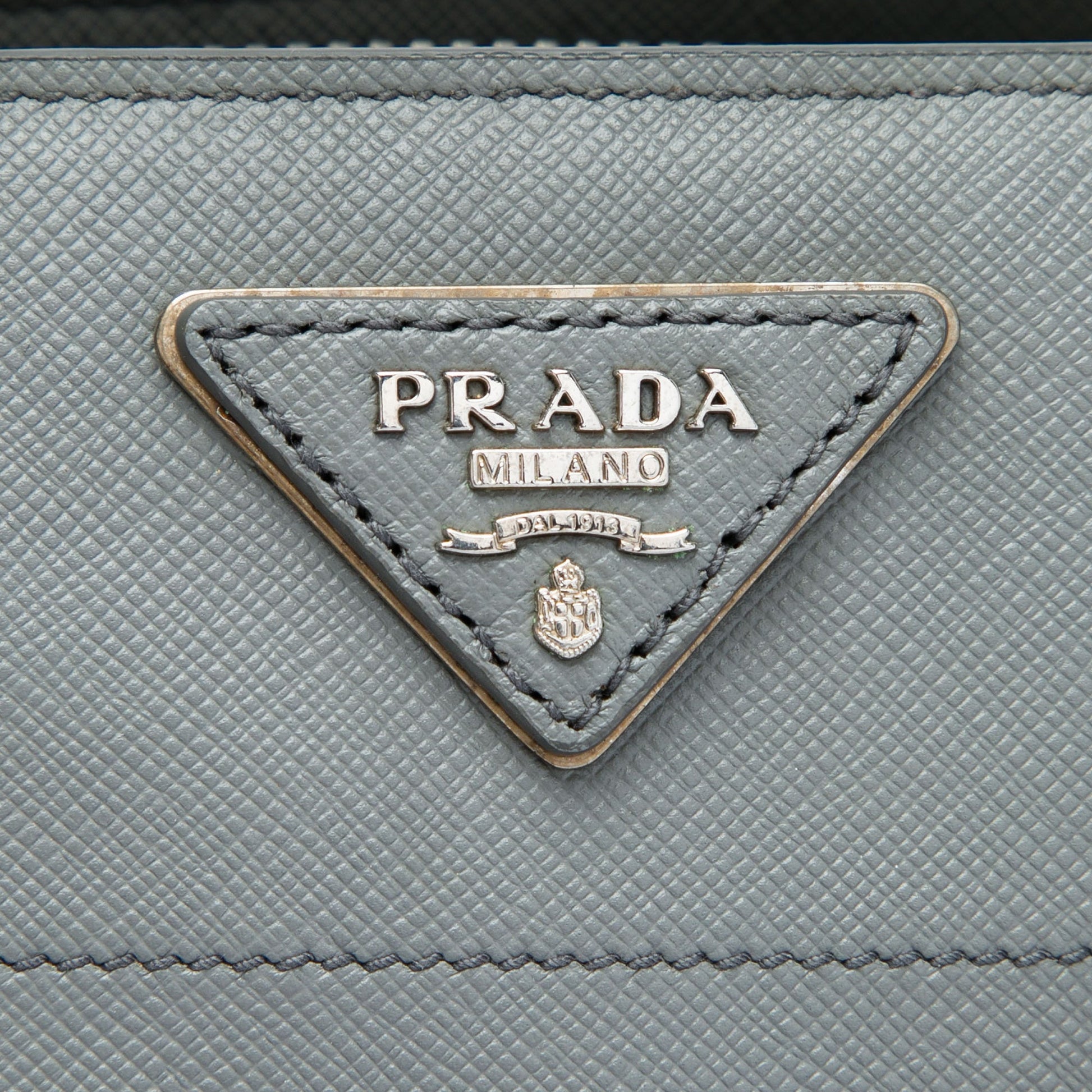 Prada Saffiano Soft Triple Pocket Tote