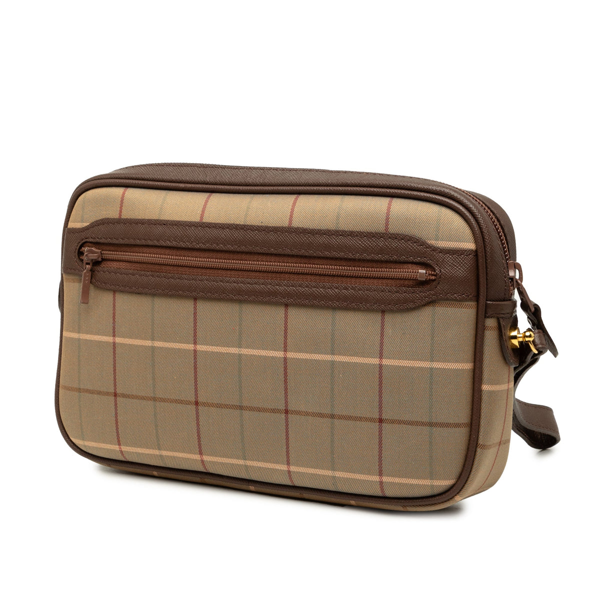 Burberry Vintage Check Canvas Clutch