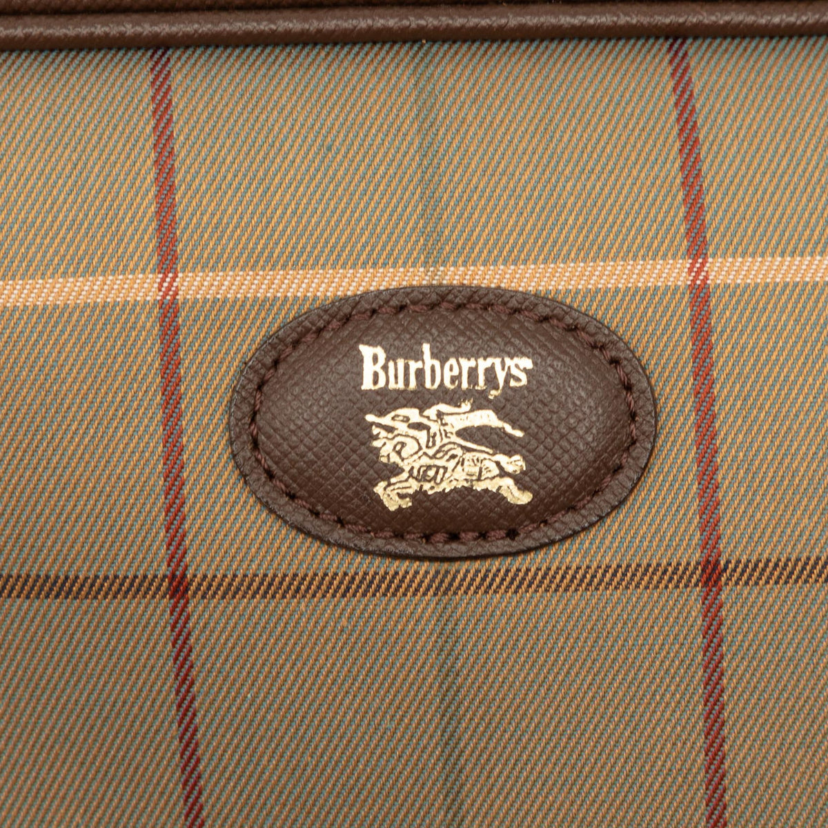Burberry Vintage Check Canvas Clutch