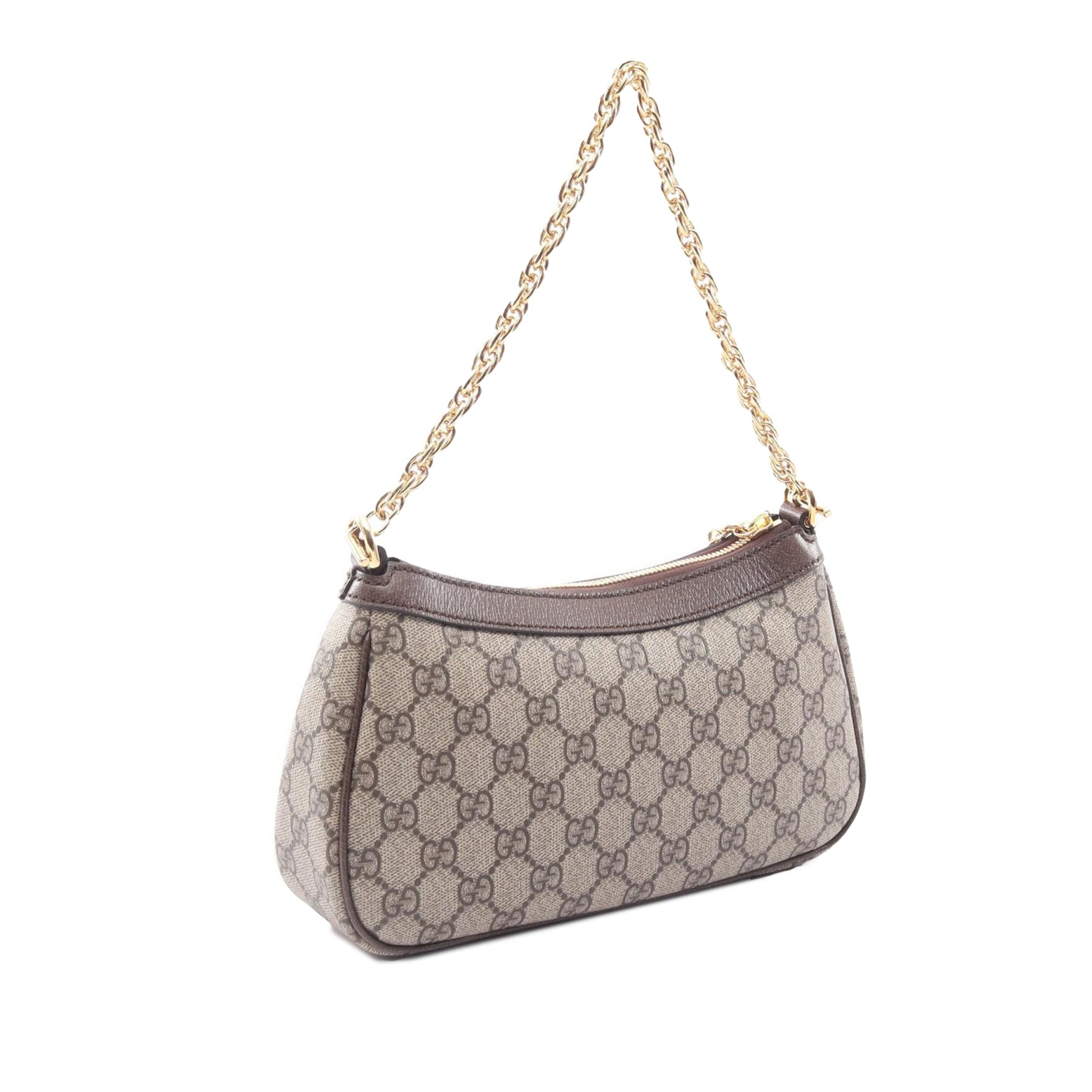 Gucci Small GG Supreme Web Ophidia Satchel