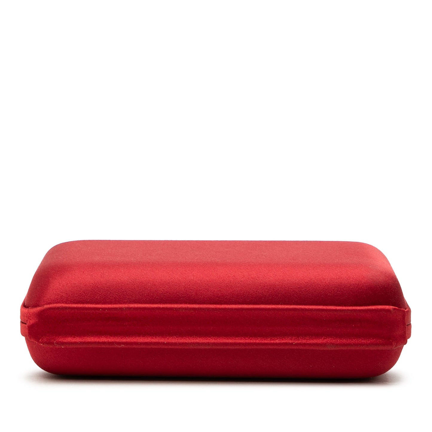 Ferragamo Satin Vara Bow Evening Clutch on Chain