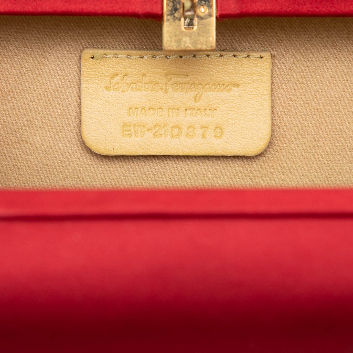 Ferragamo Satin Vara Bow Evening Clutch on Chain