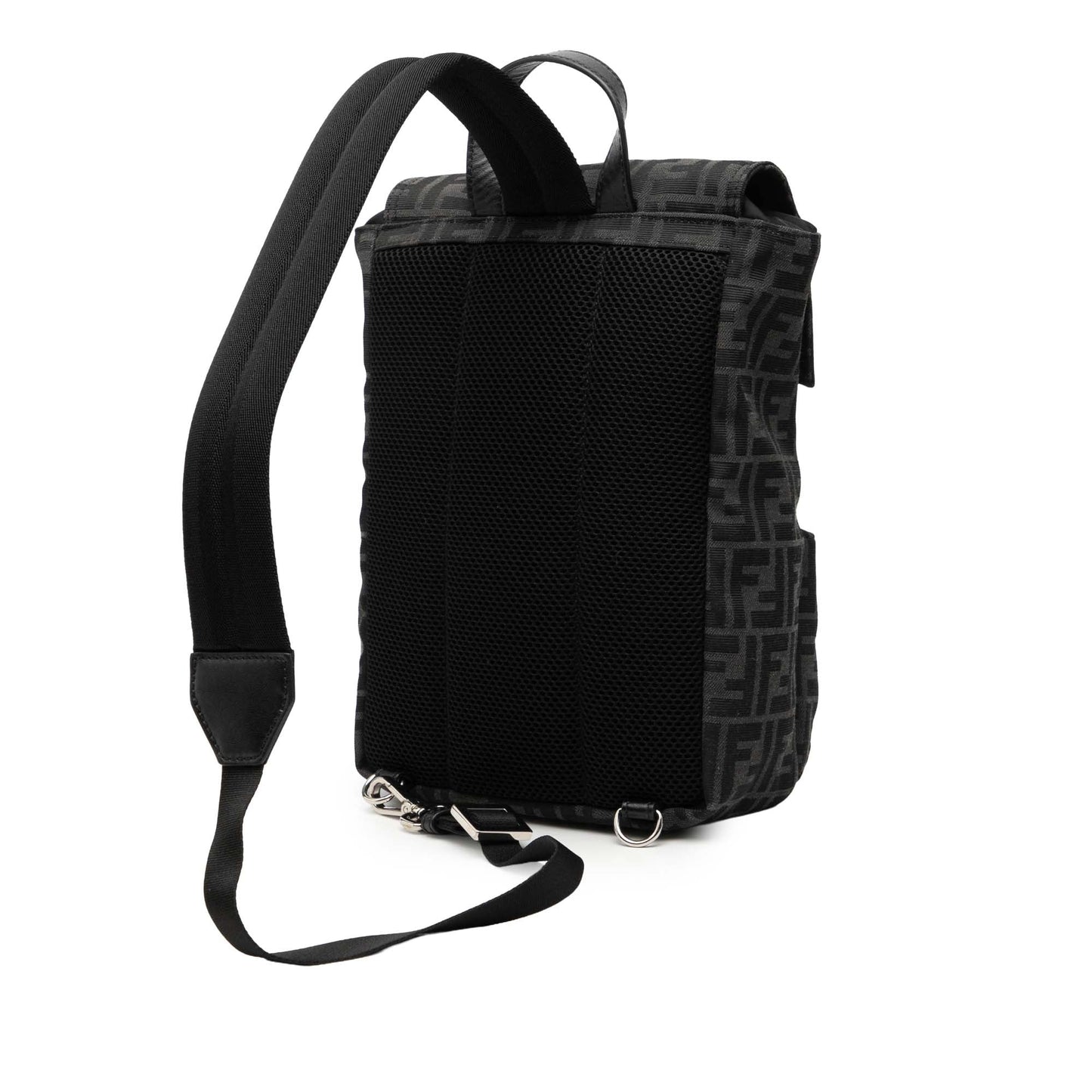 Fendi Small Zucca Canvas Fendiness Backpack