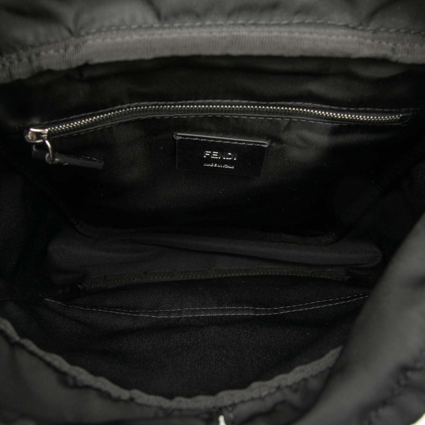 Fendi Small Zucca Canvas Fendiness Backpack