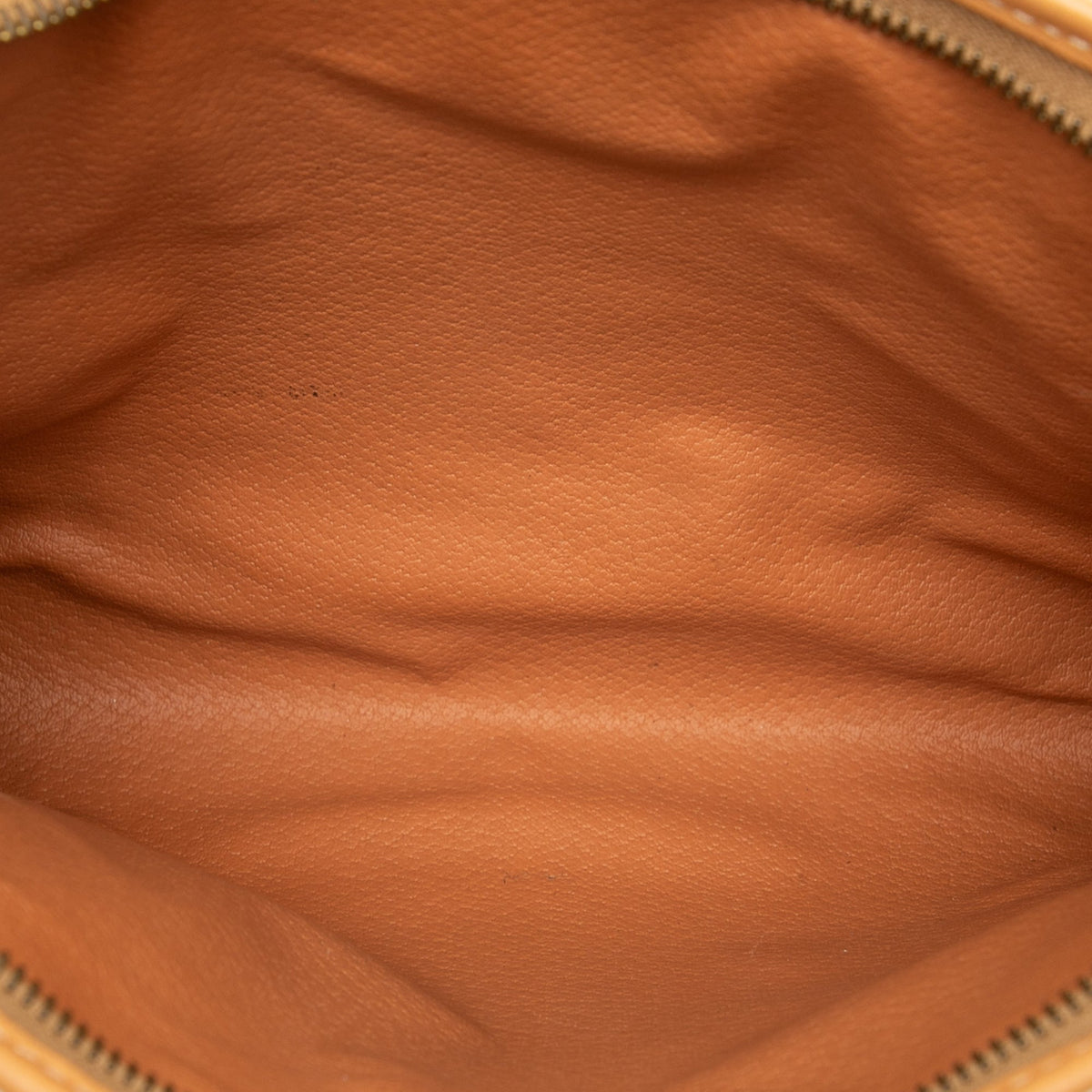 Celine Macadam Coated Canvas Clutch