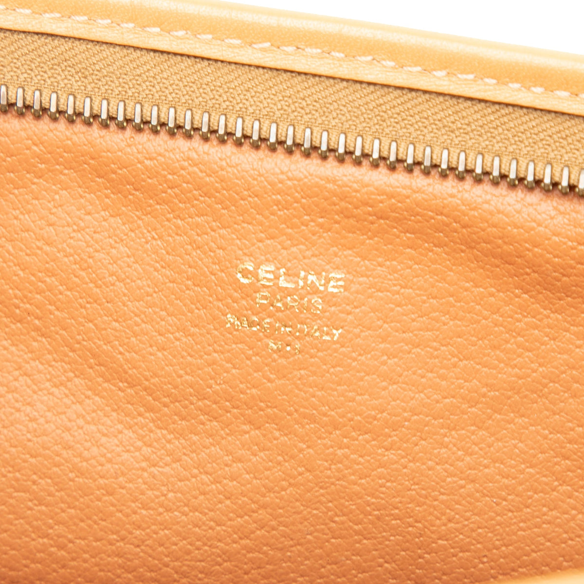 Celine Macadam Coated Canvas Clutch