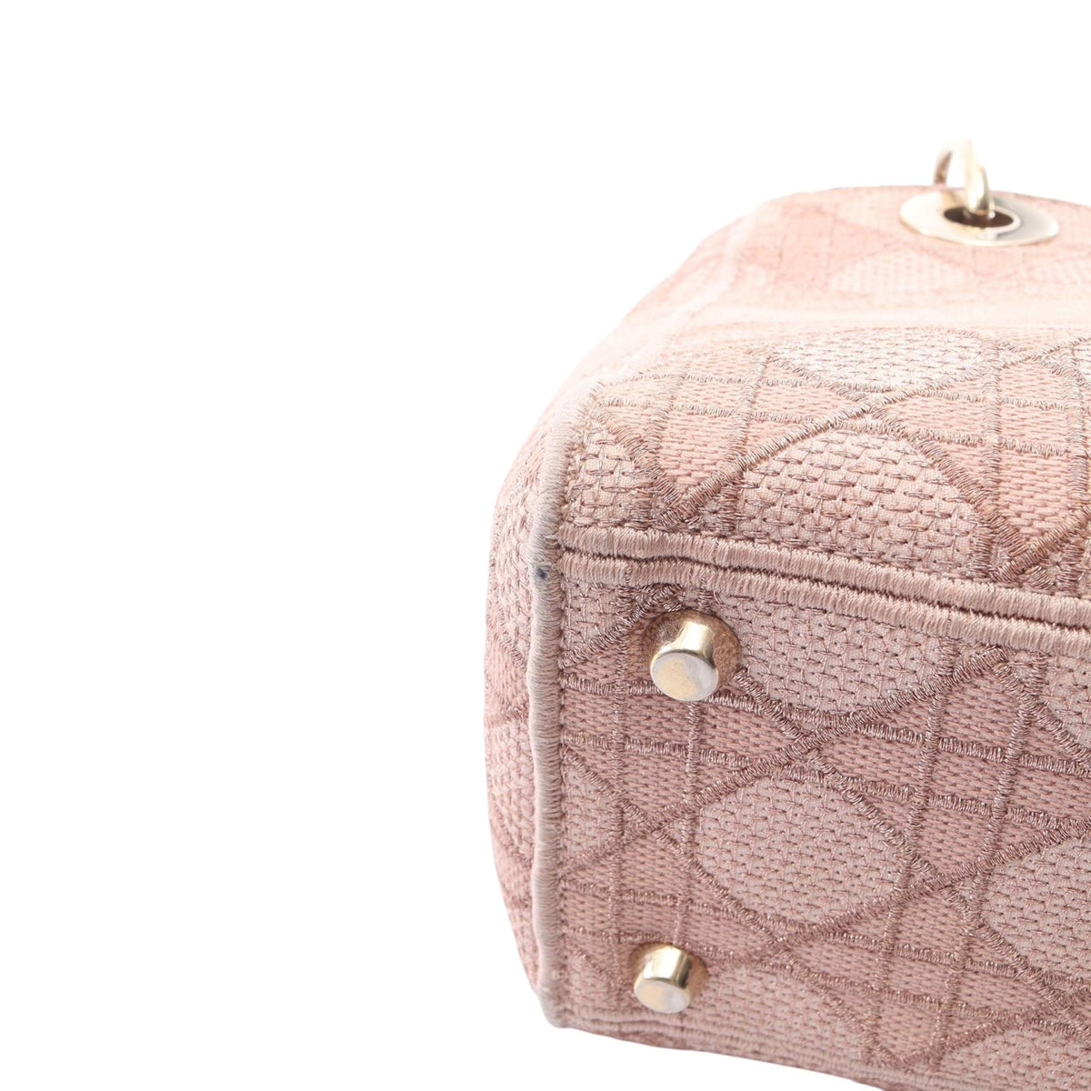 Dior Medium Canvas Cannage Lady D Lite — Beige