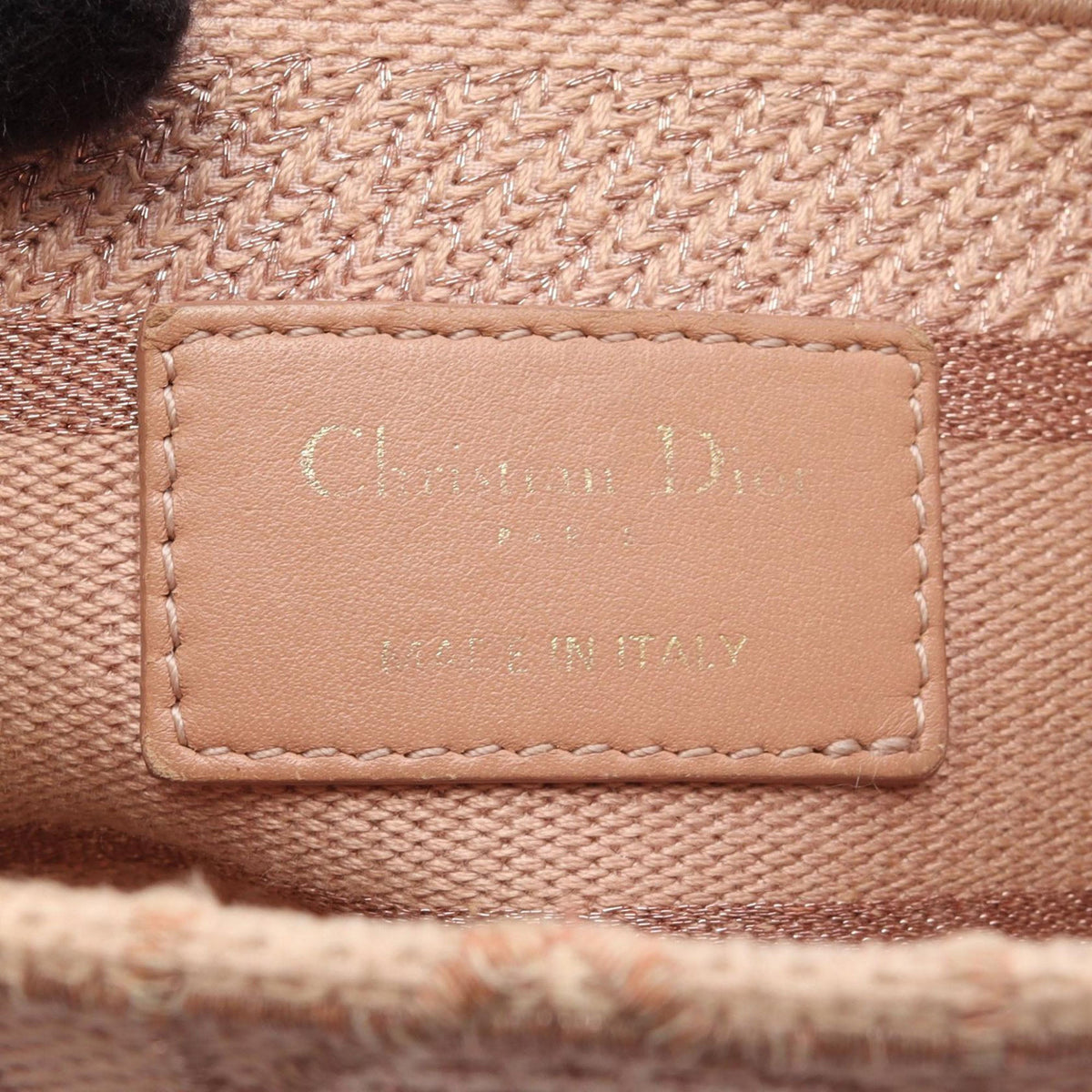 Dior Medium Canvas Cannage Lady D Lite — Beige