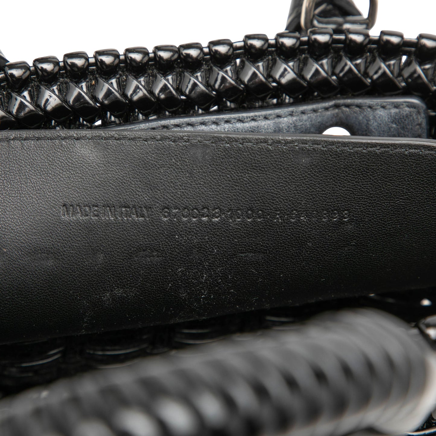 Balenciaga Faux Leather Bistro Basket Bag XXS