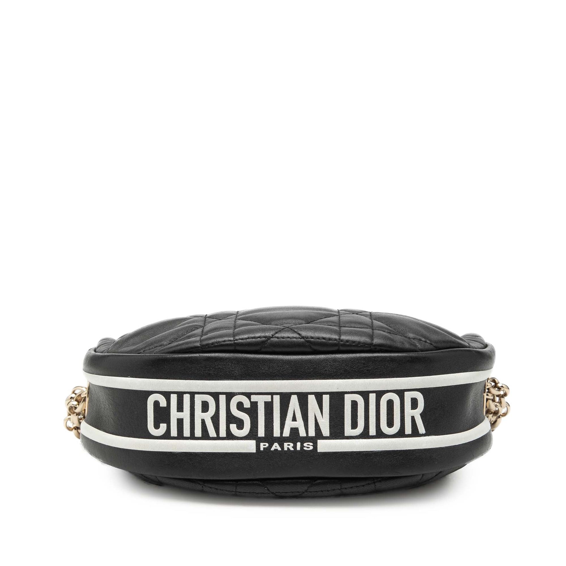 Small Lambskin Cannage Dior Vibe Hobo