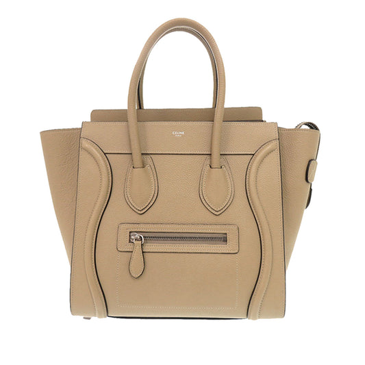Micro Leather Luggage Tote