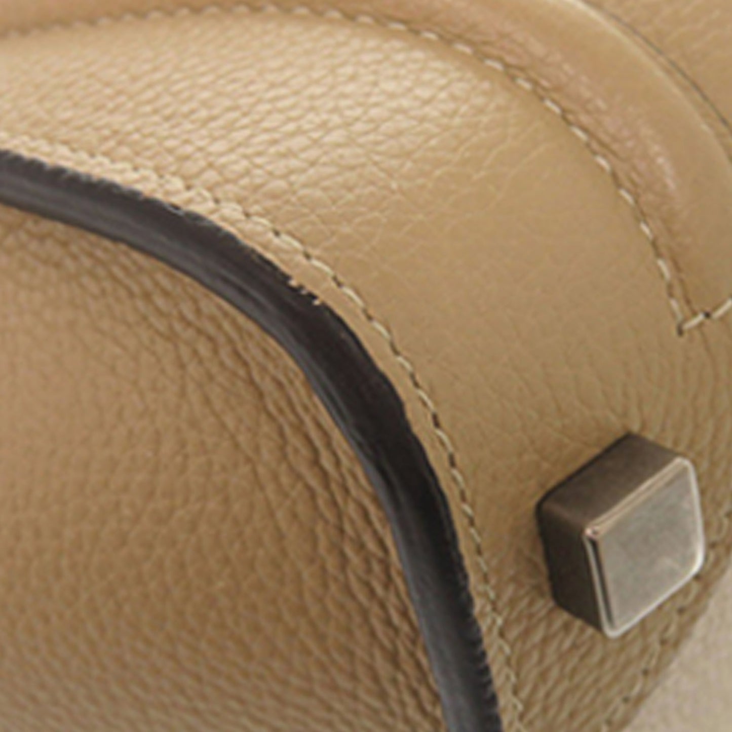 Micro Leather Luggage Tote