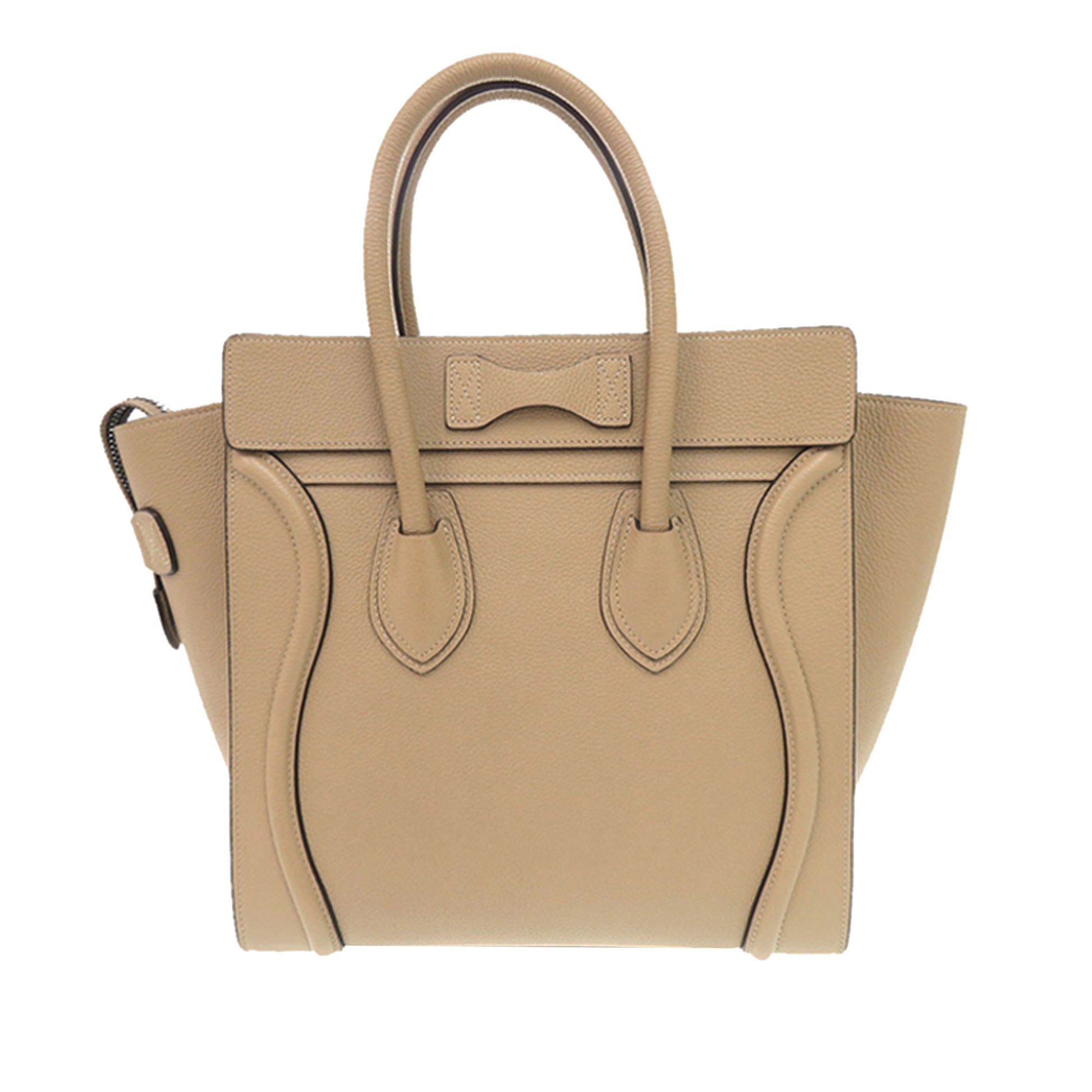 Micro Leather Luggage Tote