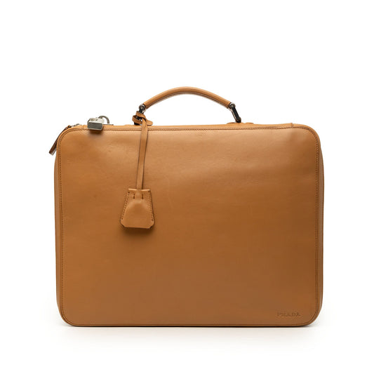 Prada Leather Business Bag