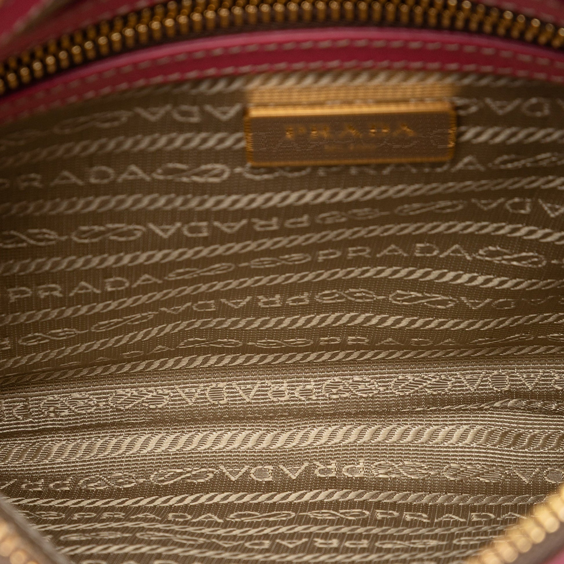 Prada Canvas Canapa Logo Bow Crossbody