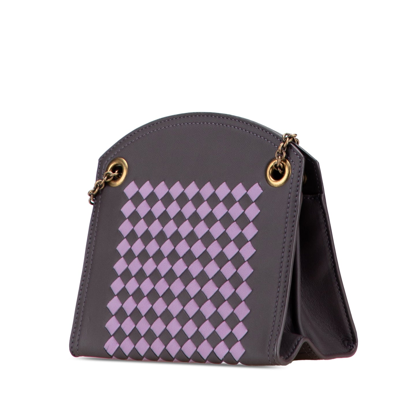 Bottega Veneta Nappa Intrecciato Chain Wallet