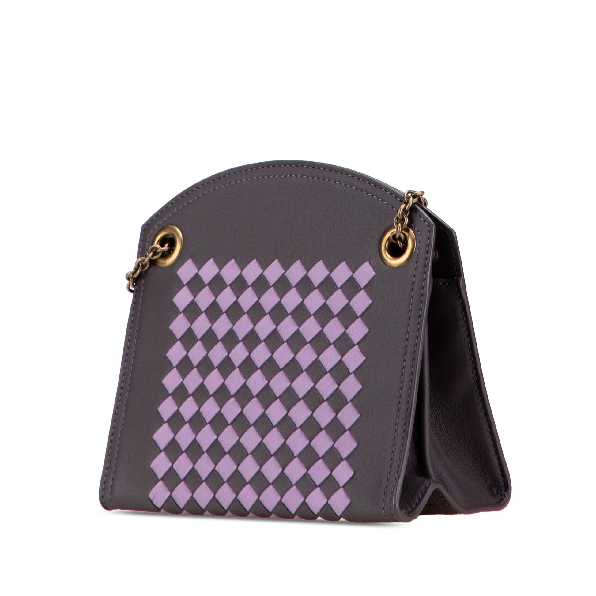 Bottega Veneta Nappa Intrecciato Chain Wallet