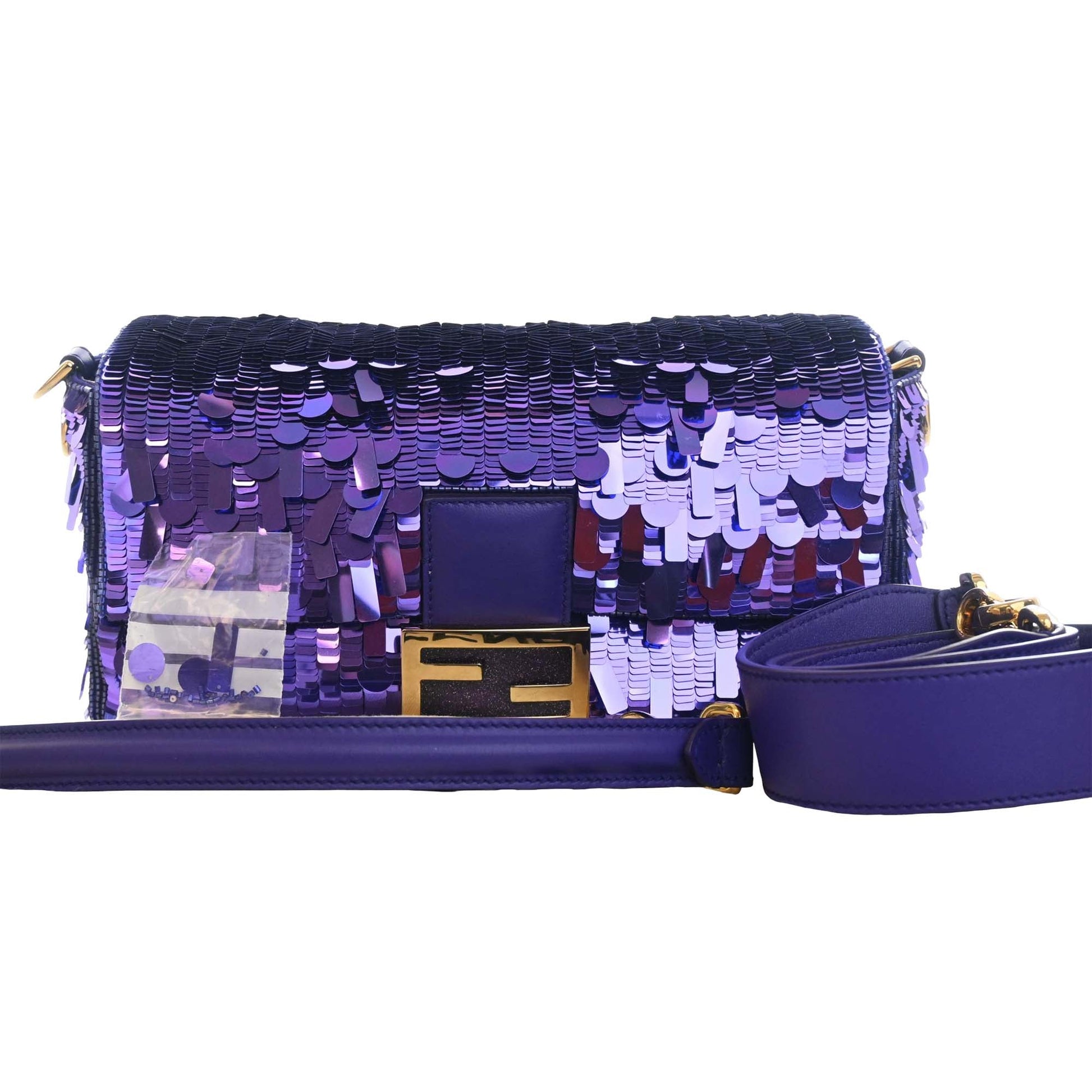 Fendi Medium Sex and The City Sequin Baguette