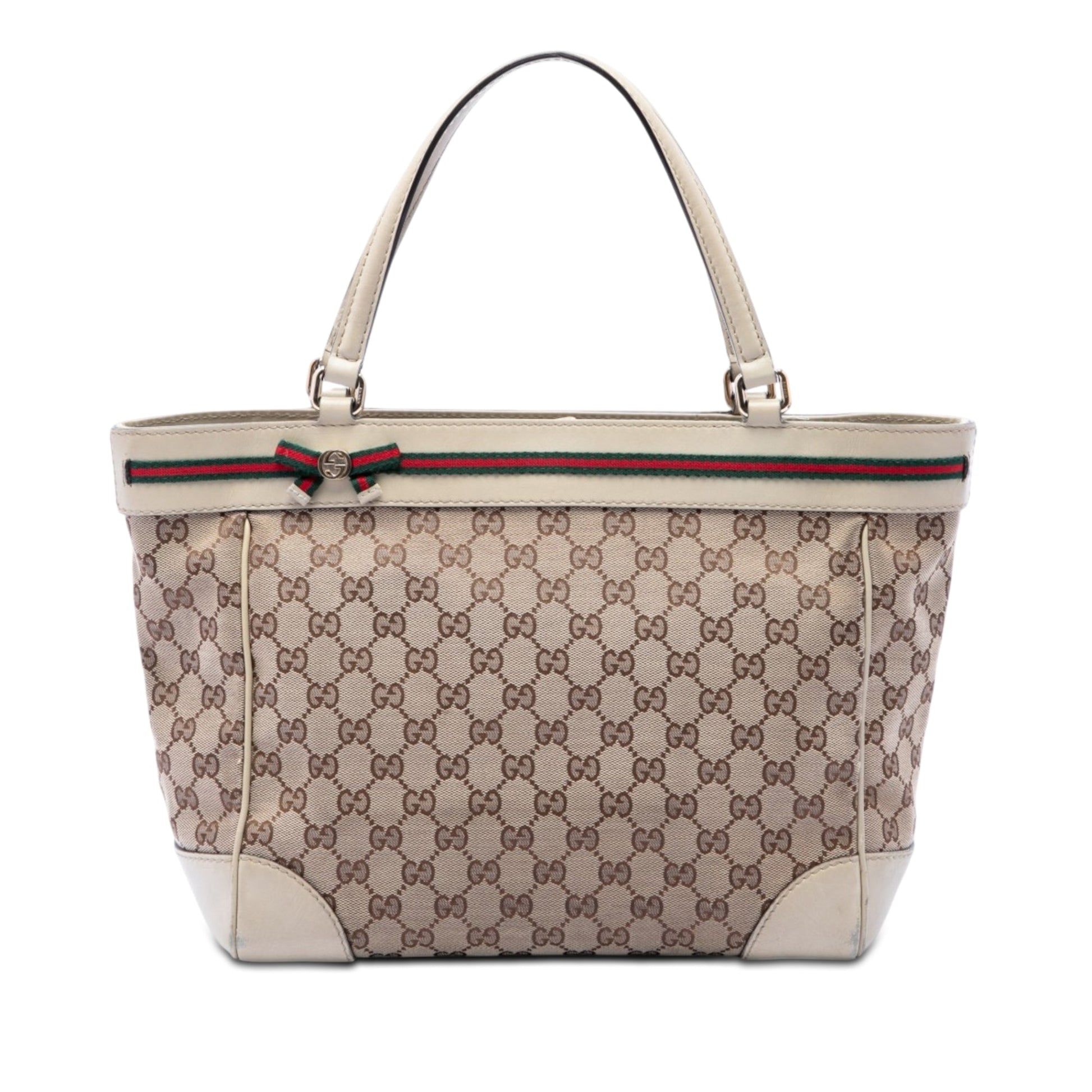 Gucci GG Canvas Web Mayfair Tote