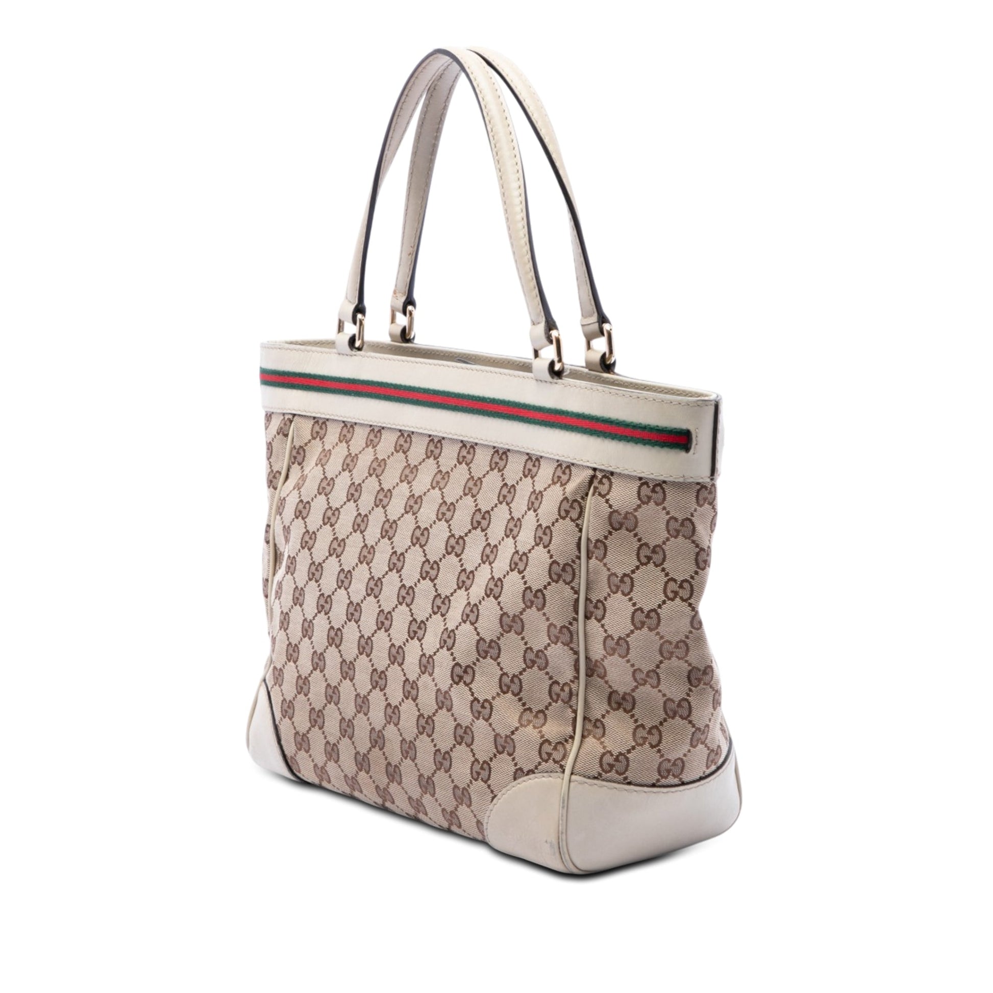 Gucci GG Canvas Web Mayfair Tote
